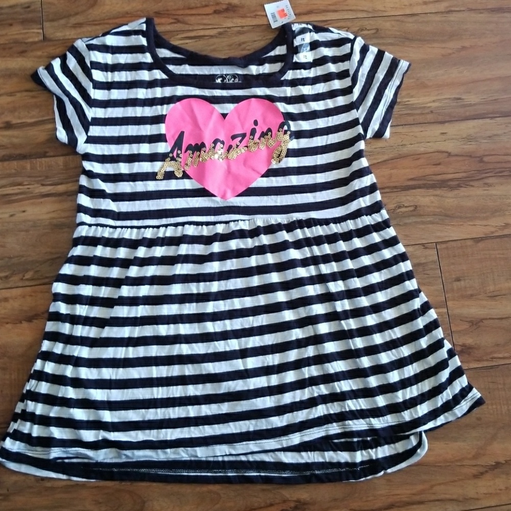 Justice girl's t-shirt dress